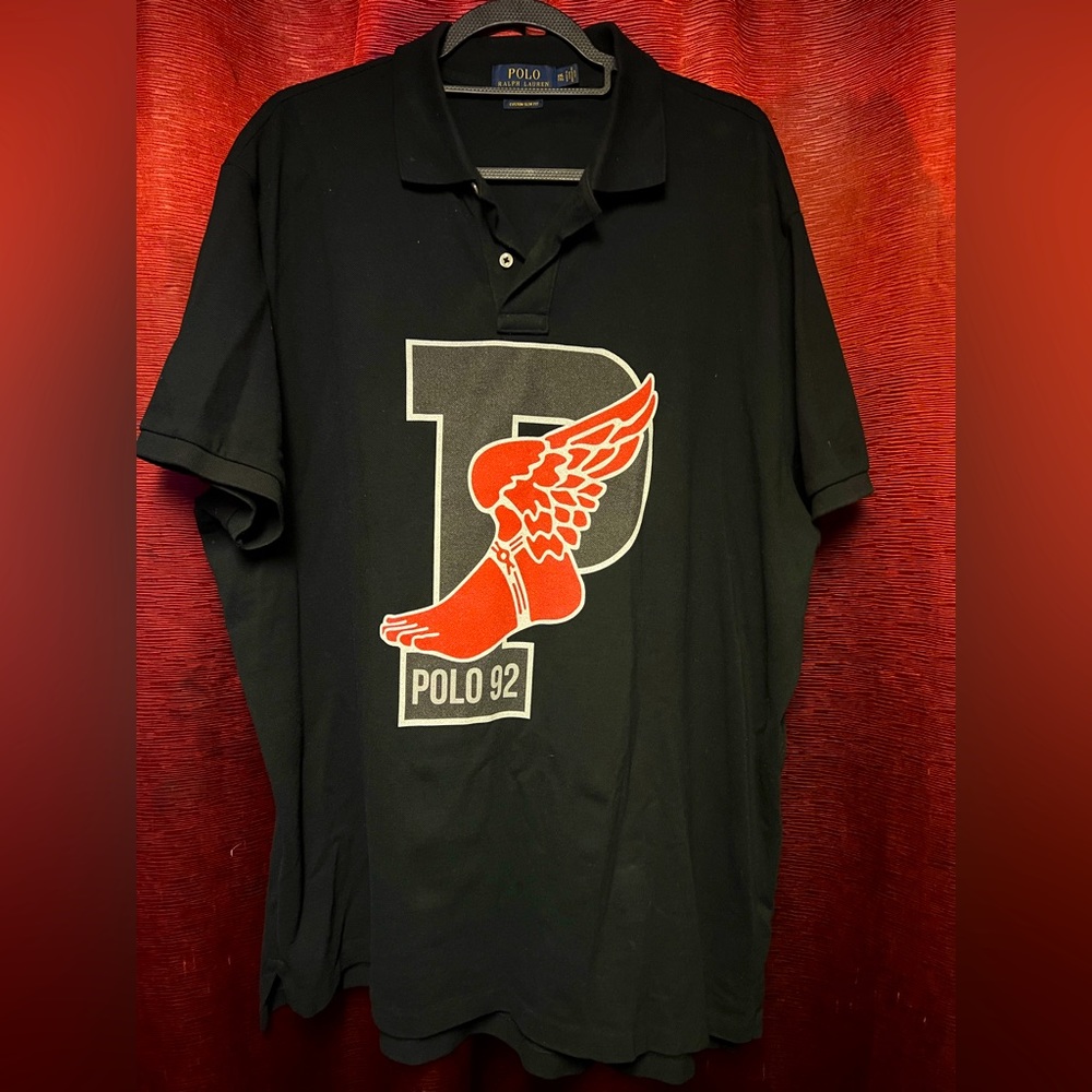 Polo by Ralph Lauren Rear P-wing Polo Shirt.  SZ XXL.
